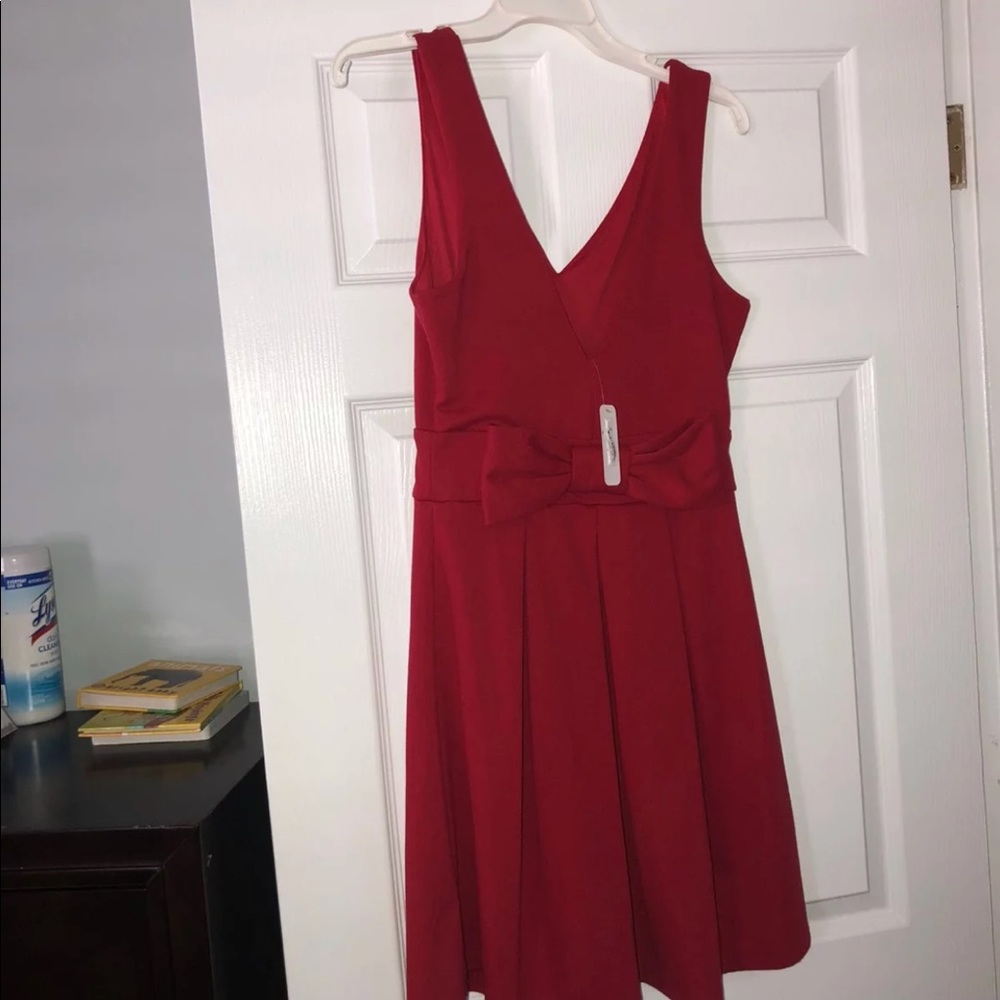 Red charming chairs dress